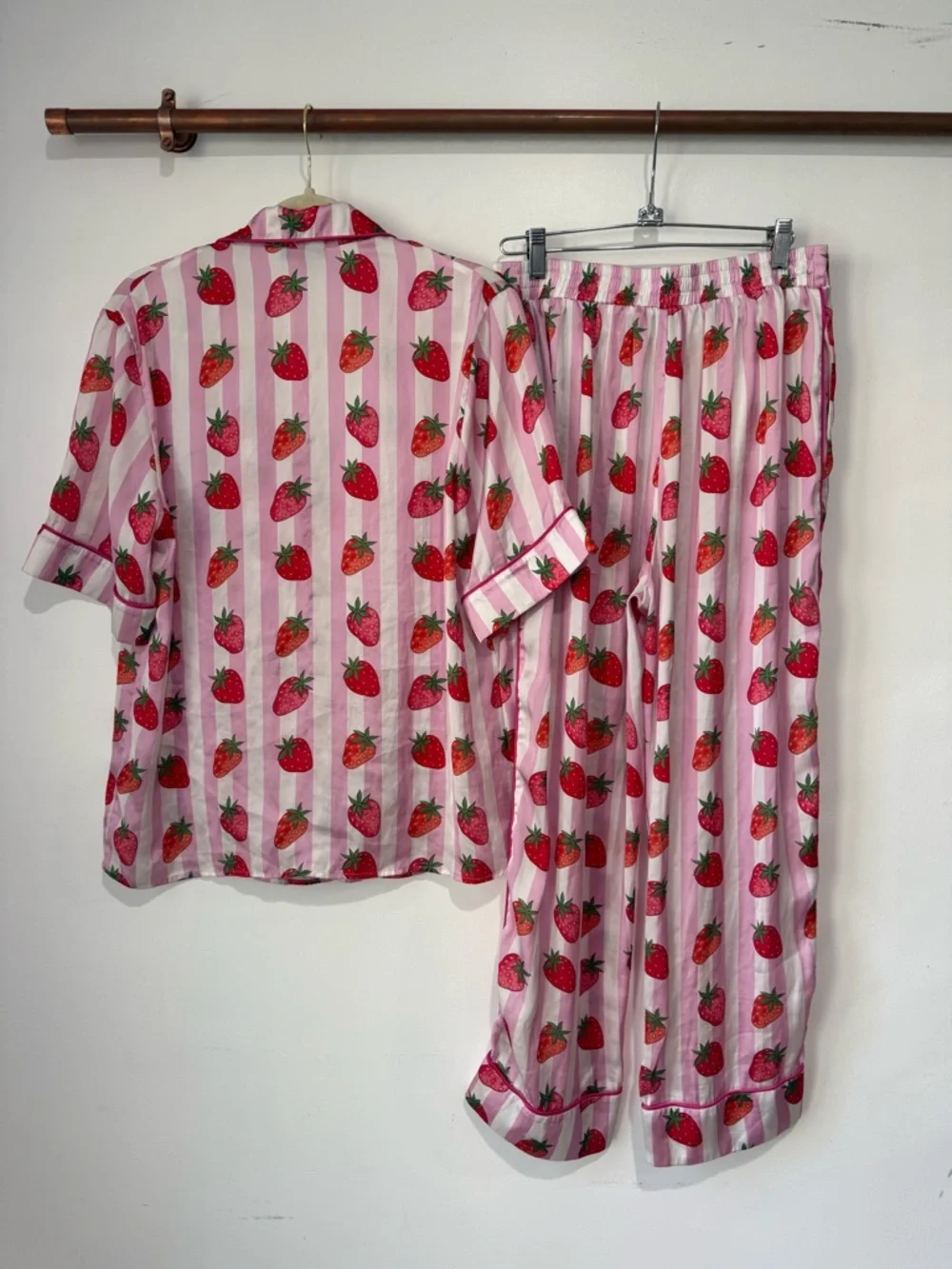 Karen Mabon Strawberry Pajama Set Anthropologie - Picture 3 of 4